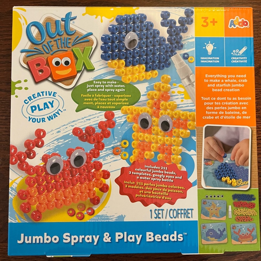 🧸 Jumbo Spray and Play Beads set